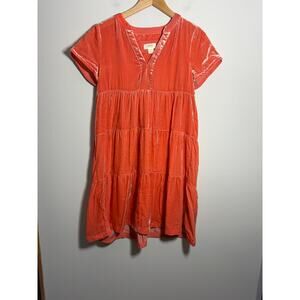 Anthro Maeve Harper Velvet Dress    size S